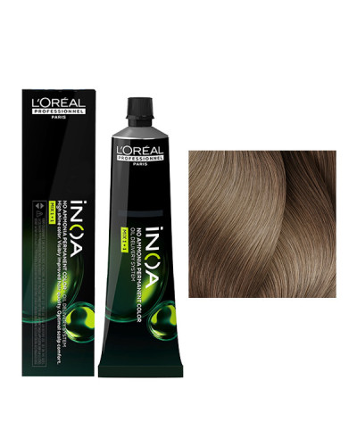Coloration Inoa N°9.12  Blond Très Clair Cendré Irisé L'Oréal Professionnel 60ml