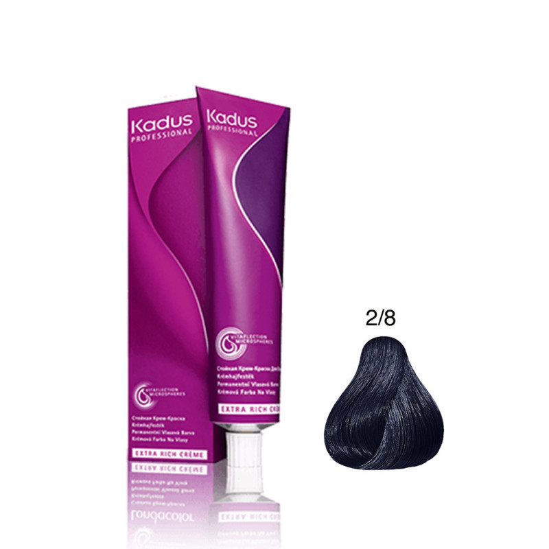 Coloration Permanente Kadus N°2/8 60ml Coloration Permanente Kadus N°2/8 60ml