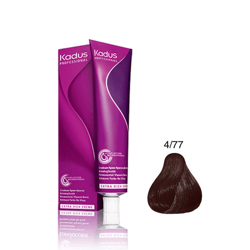 Coloration Permanente Kadus N°4/77 60ml Coloration Permanente Kadus N°4/77 60ml
