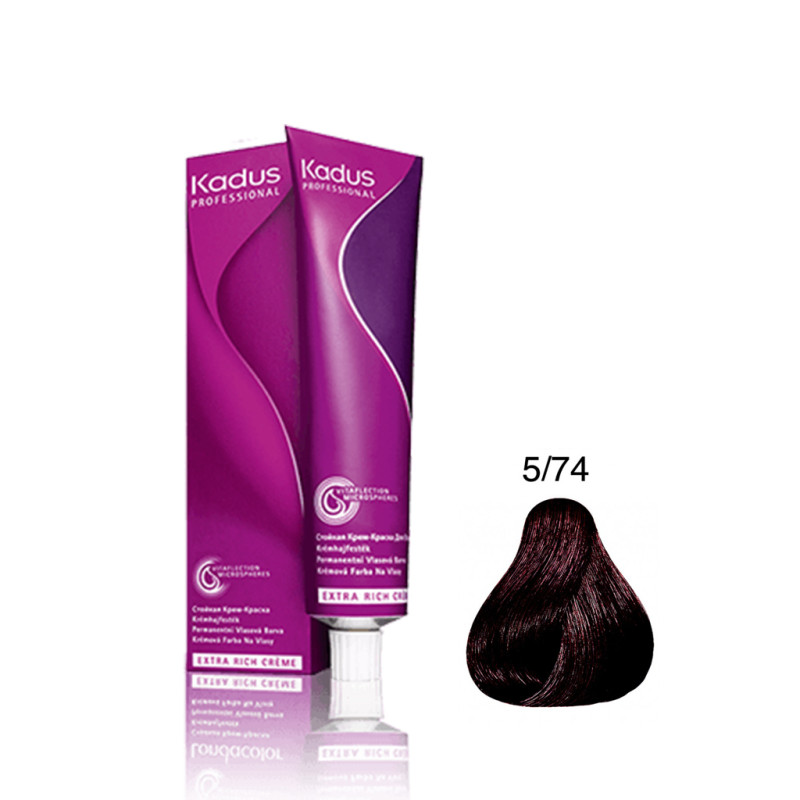 Coloration Permanente Kadus N°5/74 60ml