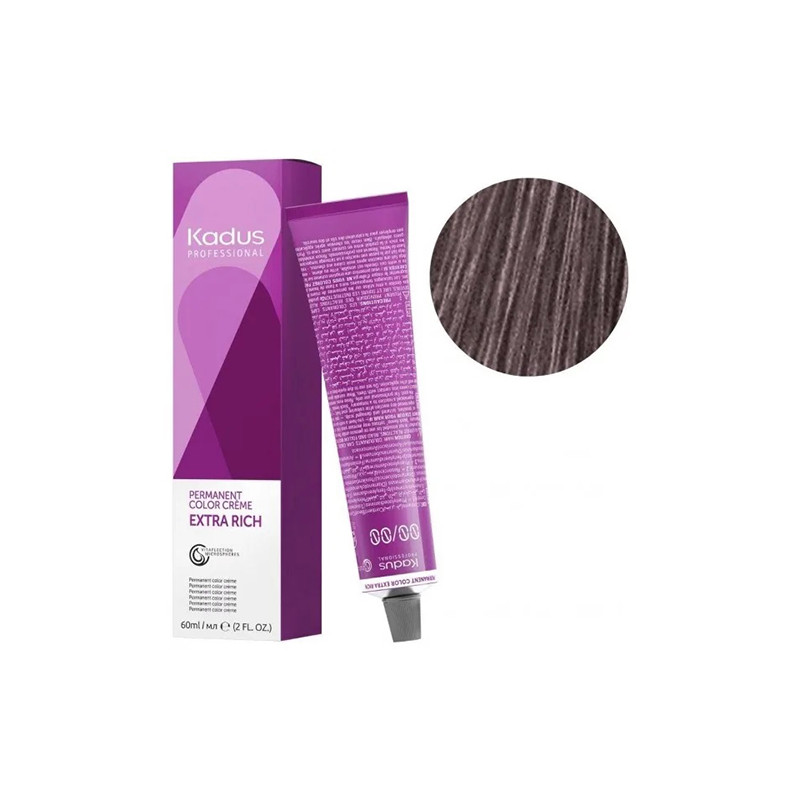 Coloration Permanente Kadus N°7,16 -Blond Cendré Violine- 60ml