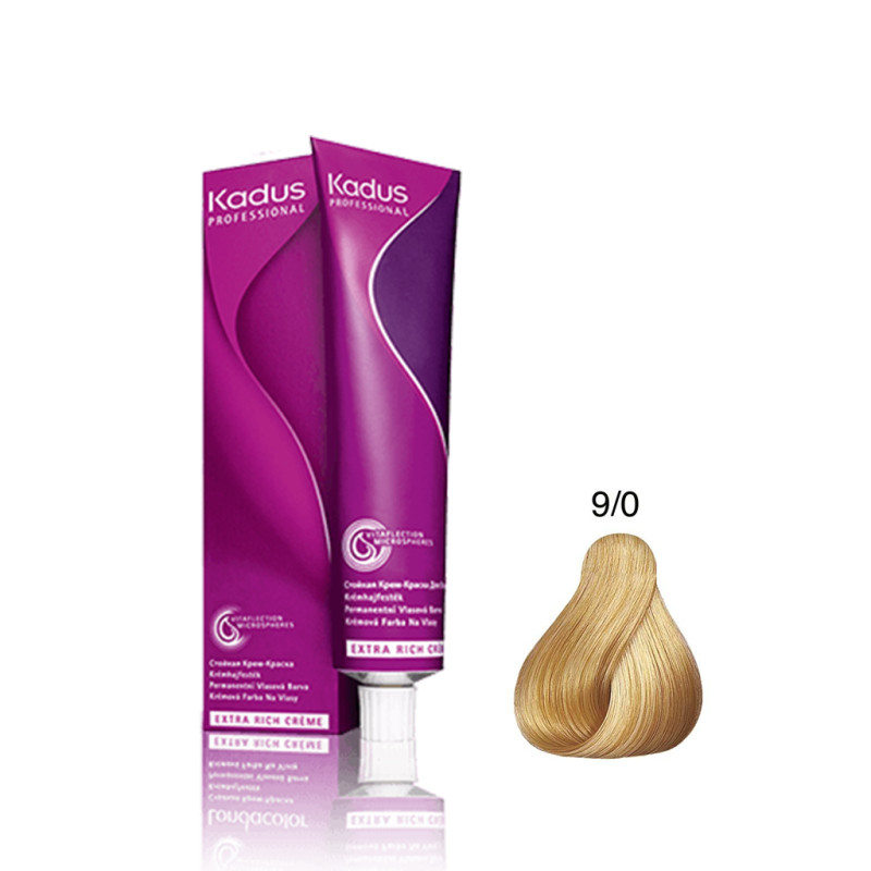 Coloration Permanente Kadus N°9/0 60ml Coloration Permanente Kadus N°9/0 60ml