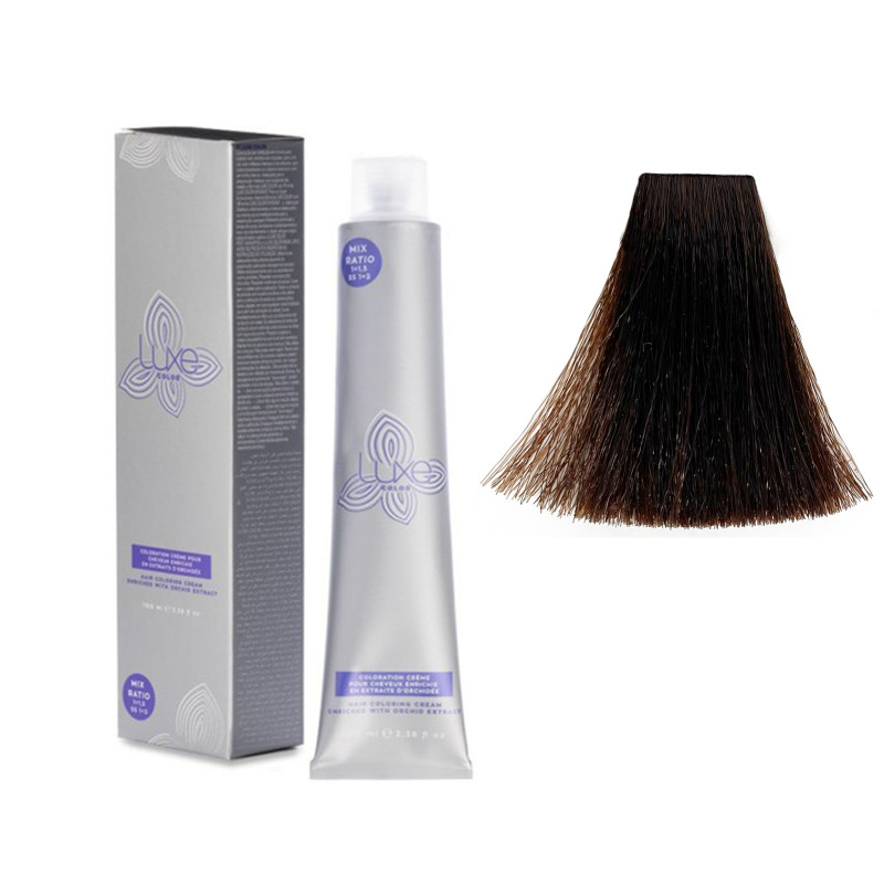 Crème Colorante Luxe Color Booster 4.35 Chatain Doré Acajou 100ml Crème Colorante Luxe Color Booster 4.35 Chatain Doré Acajou 100ml