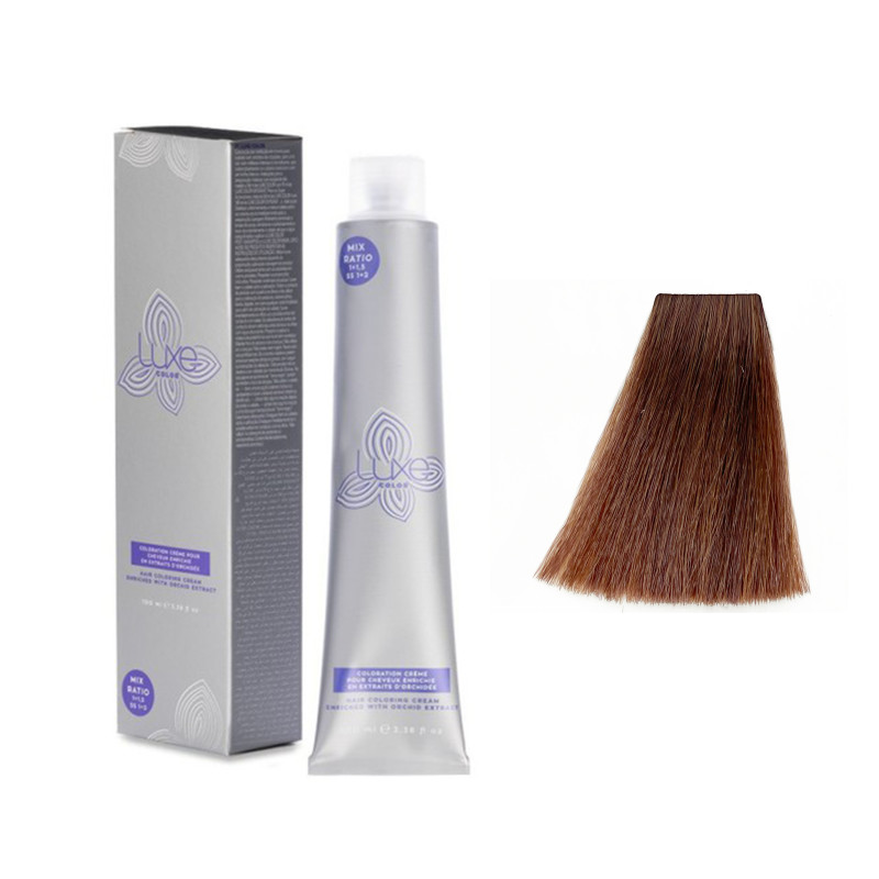 Crème Colorante Luxe Color Booster 7.24 Blond Irisé Cuivré 100ml