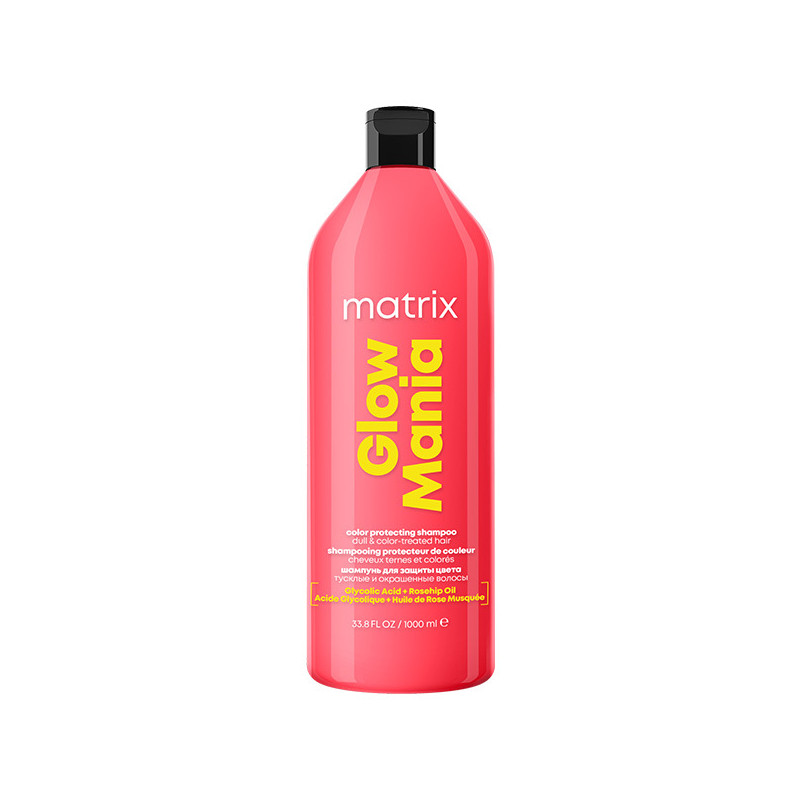 Shampoing Glow Mania Cheveux Colorés ou Ternes Matrix 1L Shampoing Glow Mania Cheveux Colorés ou Ternes Matrix 1L