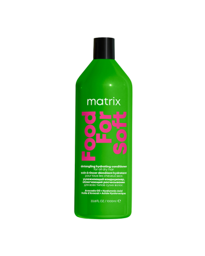 Après-Shampoing Démêlant Hydratant Food For Soft Matrix 1000ml