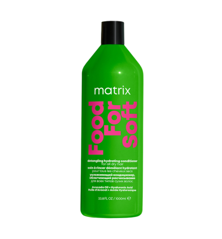 Après-Shampoing Démêlant Hydratant Food For Soft Matrix 1000ml