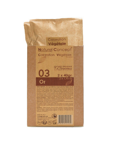 Coloration Végétale Natural Concept N°03 Or 80g
