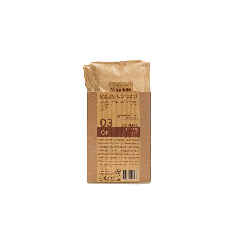 Coloration Végétale Natural Concept N°03 Or 80g