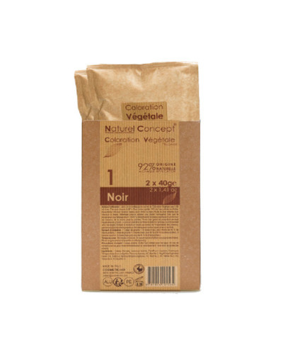Coloration Végétale Natural Concept N°1 Noir 80g
