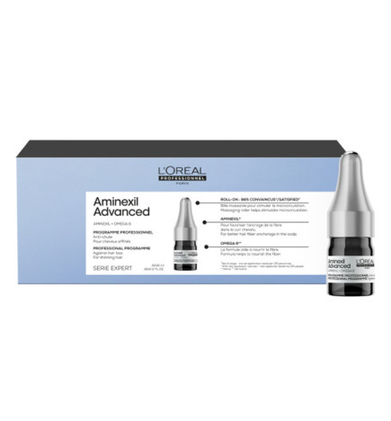 Programme Anti-Chute Aminexil Advanced Serie Expert l'Oréal Professionnel 10x6ml