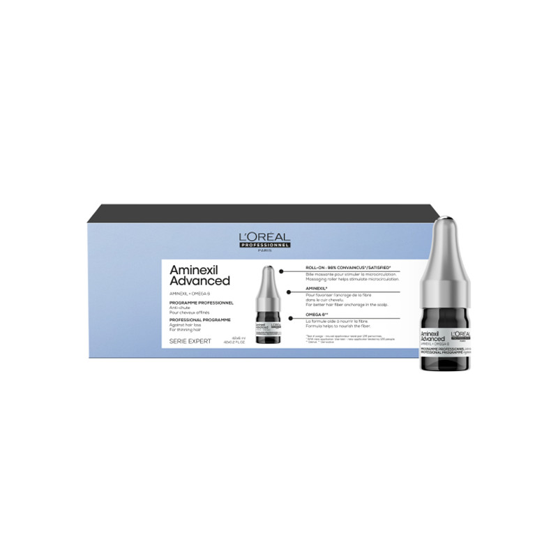 Ampoules Anti-Chute Aminexil Advanced Serie Expert L'Oréal Professionnel 42x6ml Ampoules Anti-Chute Aminexil Advanced Serie Expert L'Oréal Professionnel 42x6ml