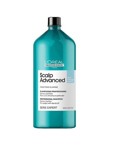Shampoing Dermo-Clarifiant Anti-PelliculaireSerie Expert Scalp Advanced L'Oréal Professionnel 1500ml