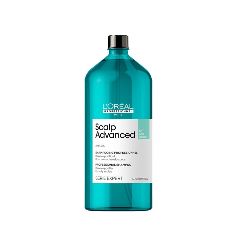 Shampoing Purifiant Anti-Gras Scalp Advanced Serie Expert L'Oréal Professionnel 1500ml