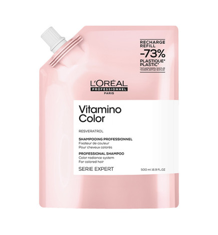 Serie Expert Vitamino Color Shampoing Eco-Recharge 500ml