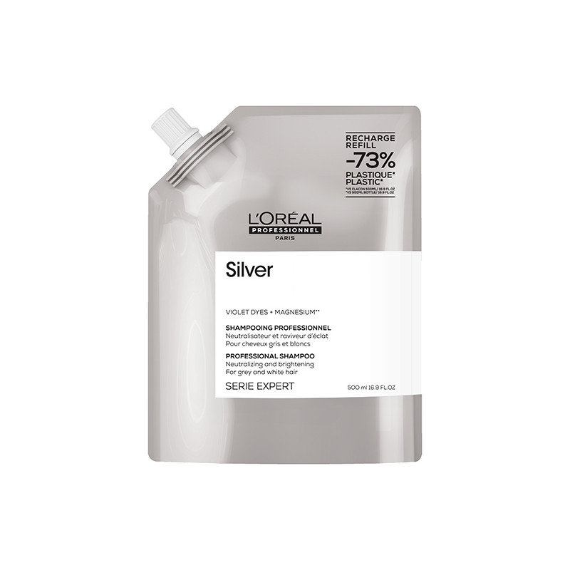 Serie Expert Silver Shampoing Eco-Recharge 500ml