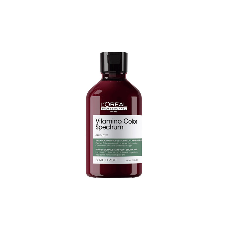 Shampoing Neutralisant Vert Vitamino Color Spectrum L'Oréal Professionnel 300ml Shampoing Neutralisant Vert Vitamino Color Spectrum L'Oréal Professionnel 300ml