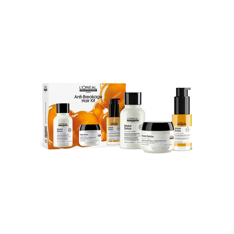 Coffret Mini Trio Metal Detox Serie Expert L'Oréal Professionnel