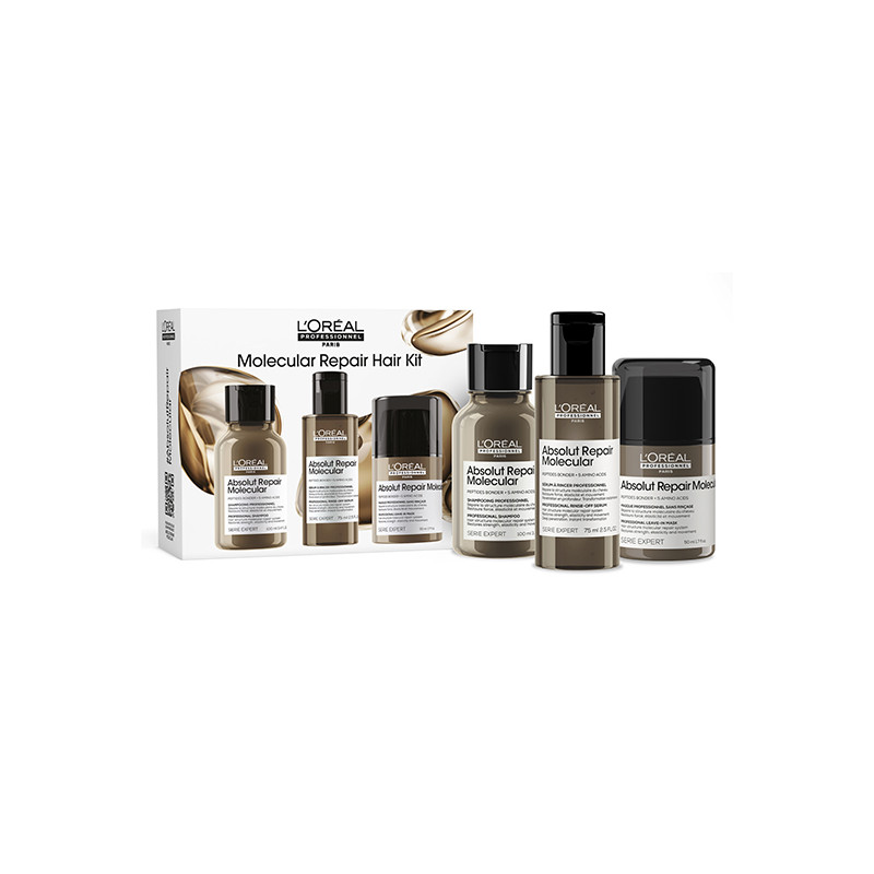 Coffret Mini Trio Absolut Repair Molecular Serie Expert L'Oréal Professionnel Coffret Mini Trio Absolut Repair Molecular Serie Expert L'Oréal Professionnel
