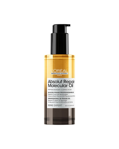 Huile Bi-Phase Serie Expert Absolut Repair Molecular L'Oréal Professionnel 90ml