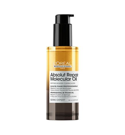 Huile Bi-Phase Serie Expert Absolut Repair Molecular L'Oréal Professionnel 90ml