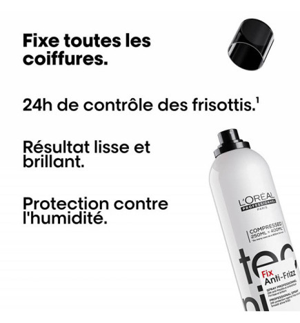 Spray fixation anti-humidité Fix Anti-Frizz Tecni.art 250ml