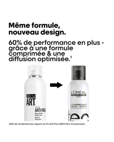 Spray fixation anti-humidité Fix Anti-Frizz Tecni.art 250ml