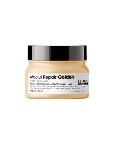 Masque Cheveux Gold Absolut Repair Série Expert L'Oréal Professionnel 250ml