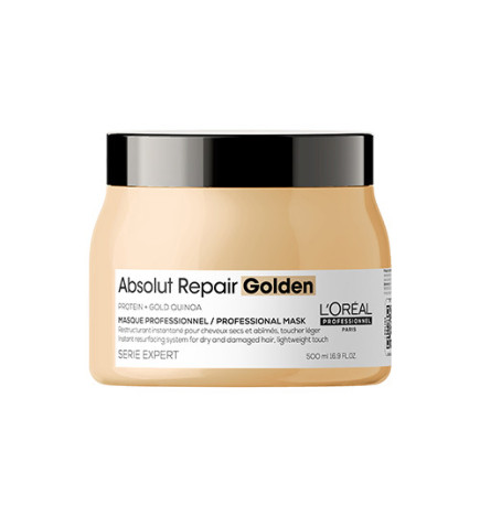 Masque Cheveux Secs Gold Absolut Repair Série Expert L'Oréal Professionnel 500ml