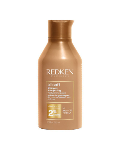 Shampoing Hydratant Cheveux Secs All Soft Redken 300ml
