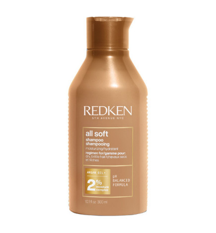 Shampoing Hydratant Cheveux Secs All Soft Redken 300ml