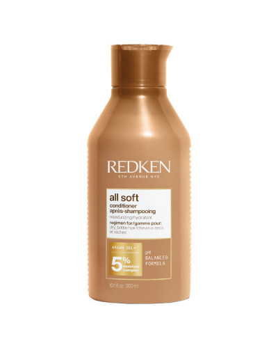 Après-Shampoing Hydratant Cheveux Secs All Soft Redken 300ml