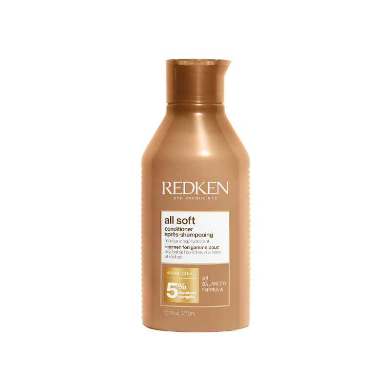 Après-Shampoing Hydratant Cheveux Secs All Soft Redken 300ml