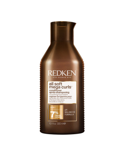 Après-Shampooing Cheveux Bouclés Crépus All Soft Mega Curls Redken 300ml