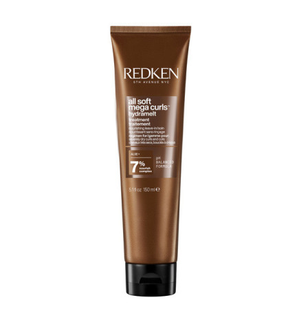 Soin Nourrissant Cheveux Bouclés Crépus All Soft Mega Curls Redken 150ml
