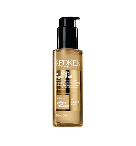 Huile d'Argan All Soft 6 Multi-Bénéfices Redken 100ml