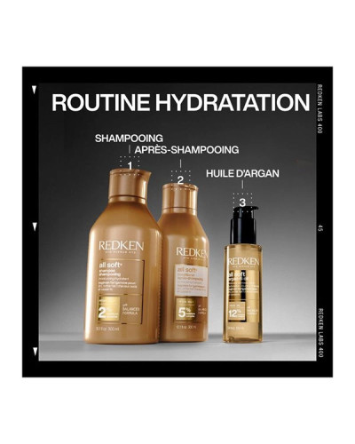 Huile d'Argan All Soft 6 Multi-Bénéfices Redken 100ml