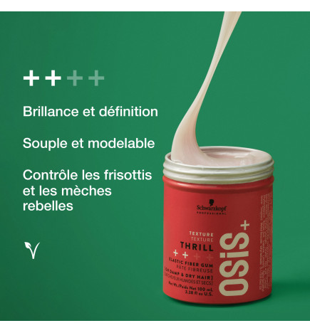Pâte Sculptante Fibreuse Thrill Osis+ Schwarzkopf 100ml