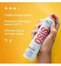 Spray Vaporisateur Freeze Pump Fixation Forte Osis+ Schwarzkopf 200ml