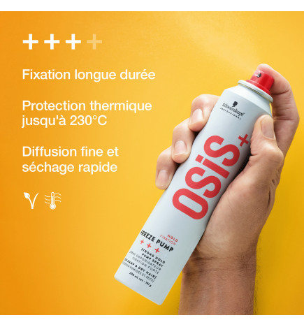Spray Vaporisateur Freeze Pump Fixation Forte Osis+ Schwarzkopf 200ml