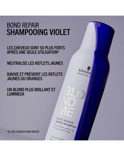 Shampooing Violet BlondMe Schwarzkopf 1000ml