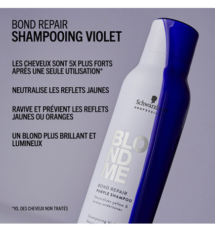 Shampooing Violet BlondMe Schwarzkopf 1000ml