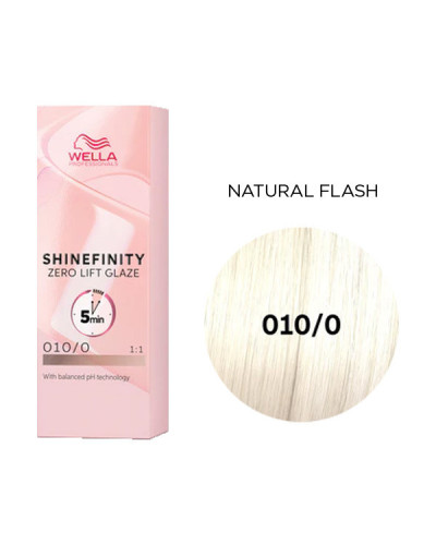 Patine Gloss Shinefinity Zero Lift Hair 010/0 Wella 60ml