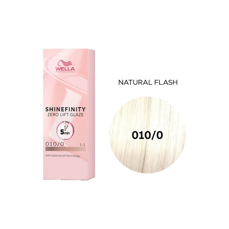 Patine Gloss Shinefinity Zero Lift Hair 010/0 Wella 60ml Patine Gloss Shinefinity Zero Lift Hair 010/0 Wella 60ml