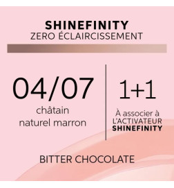 Coloration Gloss Shinefinity 04/07 Bitter chocolate 60ml
