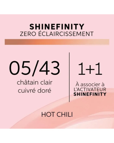 Coloration Gloss Shinefinity 05/43 Hot Chili 60ml