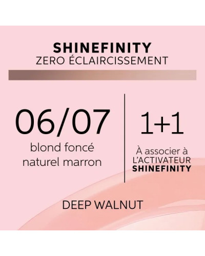 Coloration Gloss Shinefinity 06/07 Deep Walnut 60ml