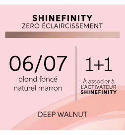 Coloration Gloss Shinefinity 06/07 Deep Walnut 60ml