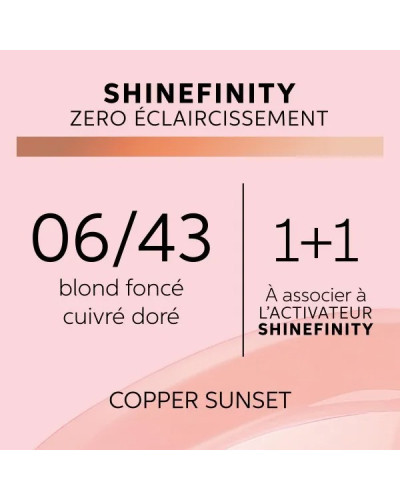 Coloration Gloss Shinefinity 06/43 Copper Sunset 60ml