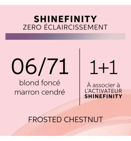 Coloration Gloss Shinefinity 06/71 Frosted Chestnut 60ml